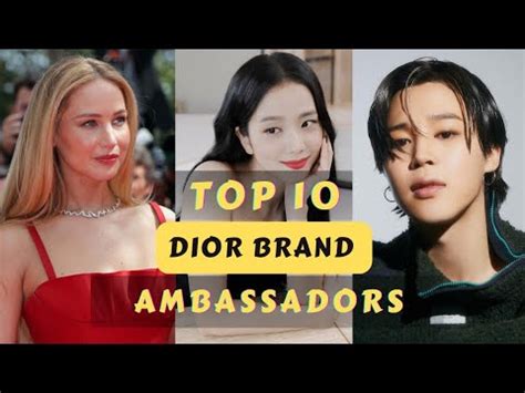 dior best ambassador|dior brand ambassador list.